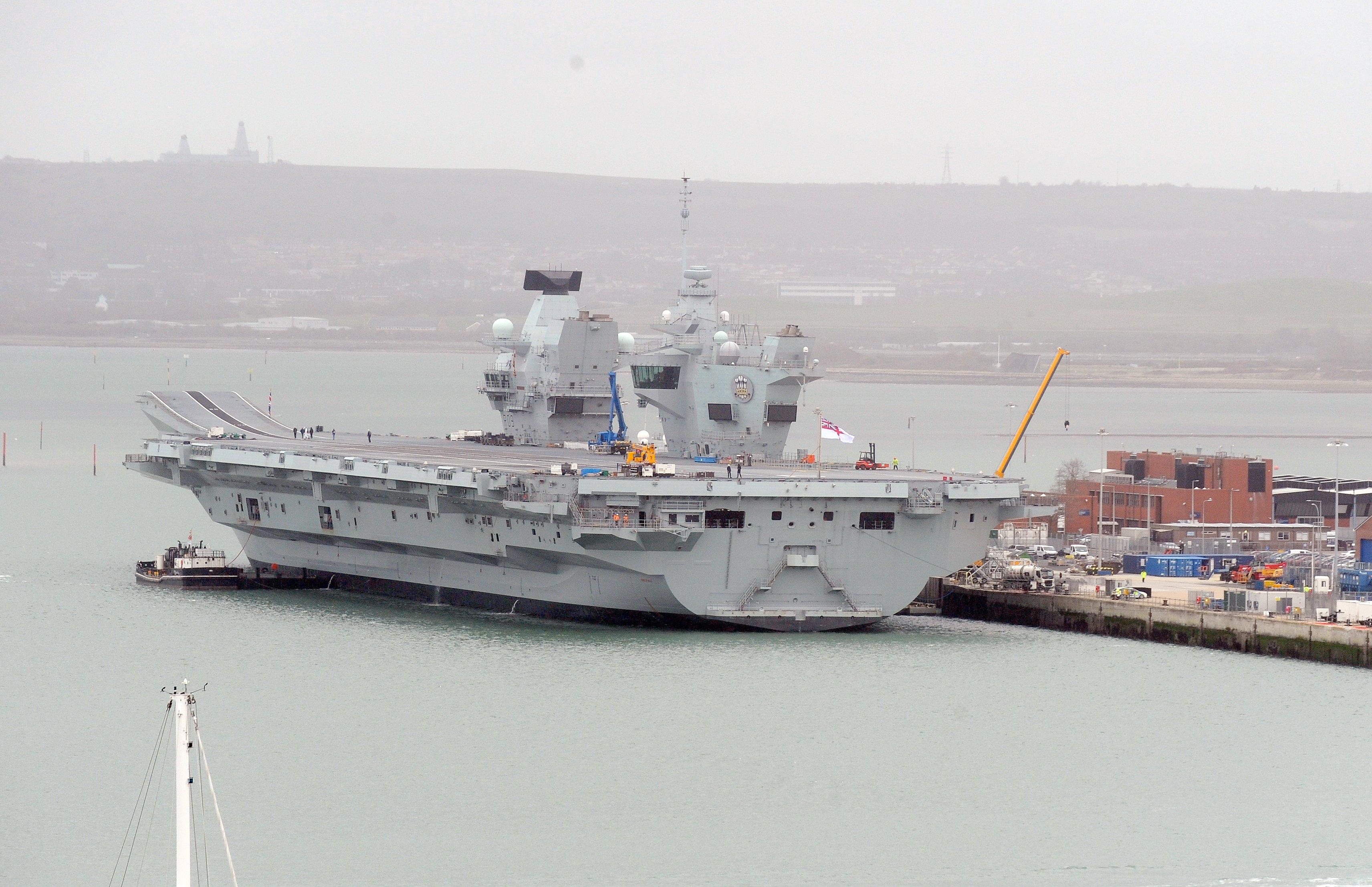 Royal Navy aircraft carrier HMS Prince of Wales set to sail from ...