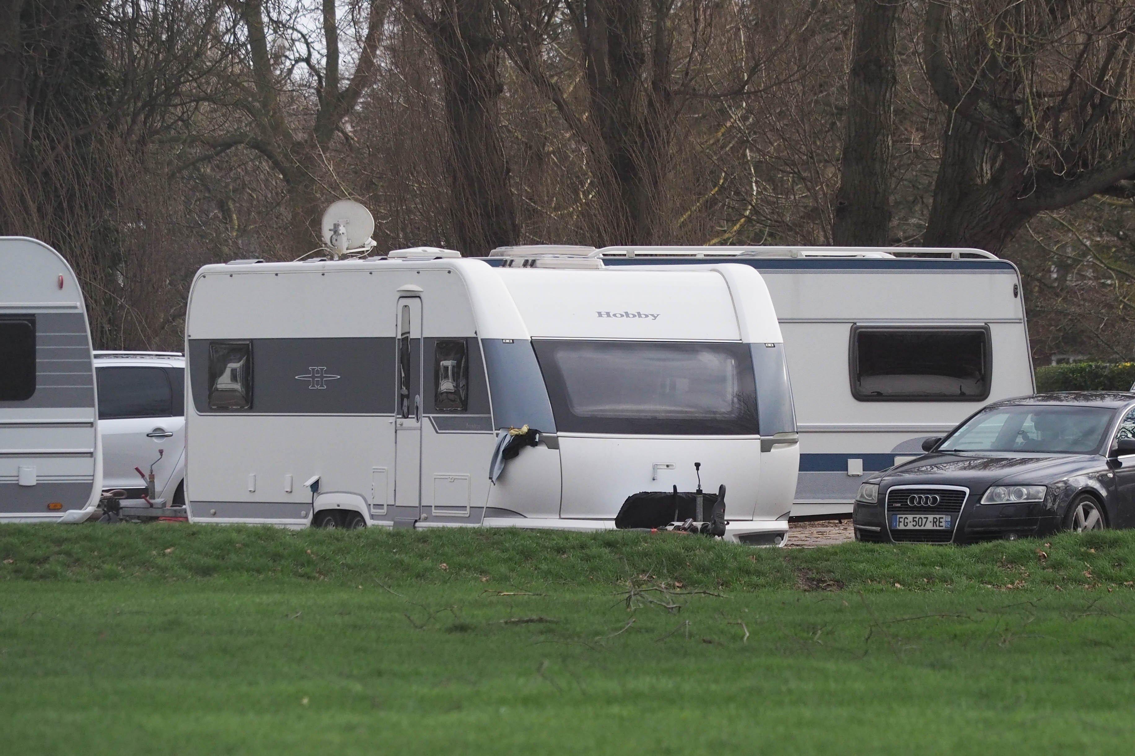 Travellers set up camp in King George V playing fields car park | The News