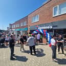 Domino's has opened its doors on Hayling Island for the first time today following its grand opening. 
Picture: Habibur Rahman 