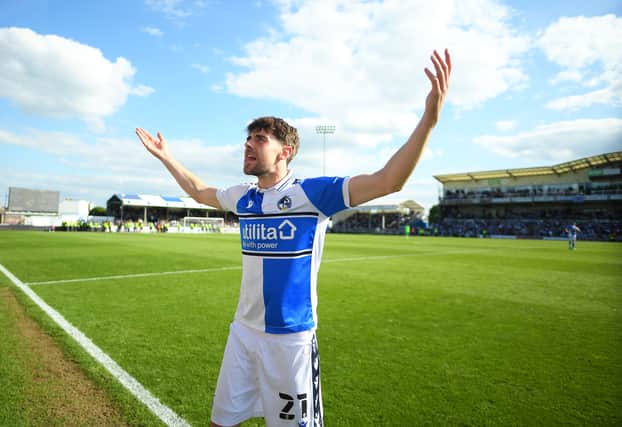 Bristol Rovers' Antony Evans was linked with a move to Pompey this summer. Pic: Getty.