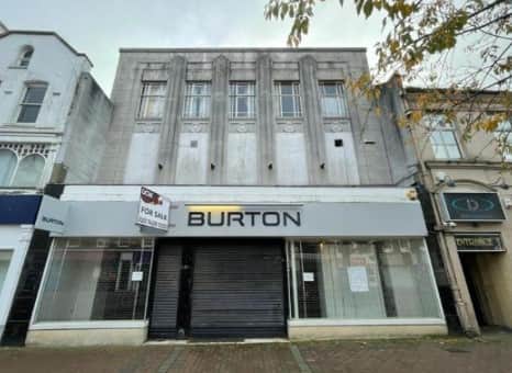 The former Burton store looks set to be converted into a McDonalds