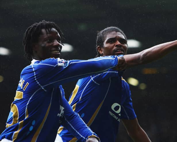 Benjani became a huge Pompey favourite - but Arsenal boss Arsene Wenger almost stopped the move happening.