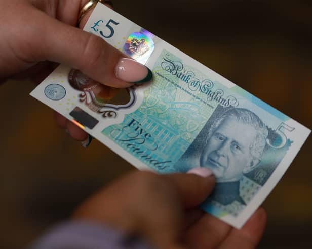 Portsmouth will be one of the first places in the country to get your hands on a King Charles banknote. Photo: Bank of England/PA Wire 
