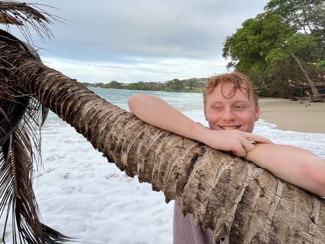 Alex Cassidy, a 22 year old Brit who built a house in the Caribbean for £3k - to live mortgage free and escape the UK's "boring" and "miserable" winter.  