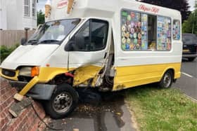 A beloved ice cream man has had to stop working in the Waterlooville area after a car, speeding through a residential area, crashed into him. 
A fundraiser has been launched to help him. 