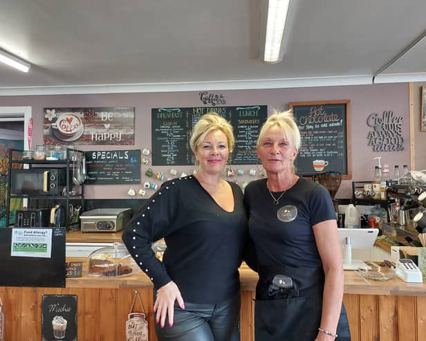 Kate May and Karen Pallett, of Mystic Coffee Lounge, are holding a charity event for the Rowans Hospice on Thursday, June 27.