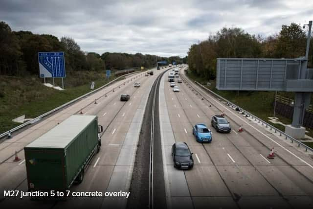 M27 incident leaves lane blocked and delays for drivers