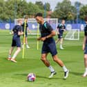 Pompey new boy Josh Murphy in training after his arrival from Oxford United. Pic: Picture: Habibur Rahman