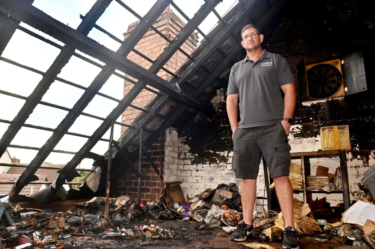 Shocking video shows extensive damage to family home after lightning bolt strikes their property