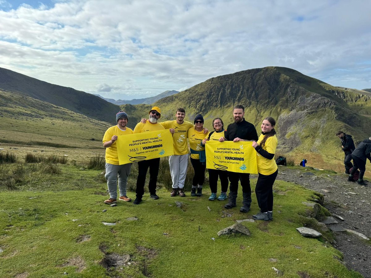 M&S Havant team conquer Snowdon for mental health charity, raising over £2,000