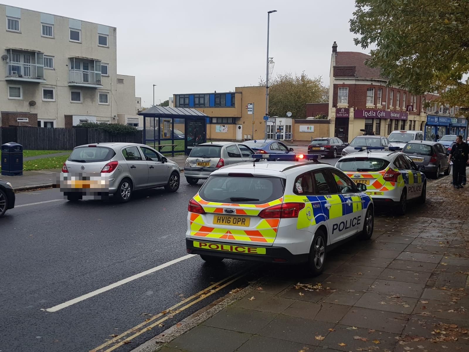 Emergency Services Attend Multi-vehicle Crash On Major Portsmouth Road