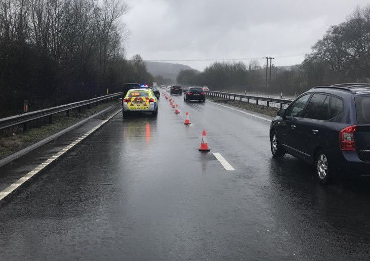 Delays on A3 in Hampshire after accident