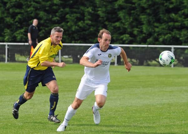 James Hayter scored twice for the Hawks at Moneyfields. Picture: Ian Hargreaves (160976-01)