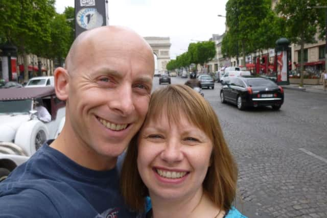 Steve Holder with his late wife Sharon